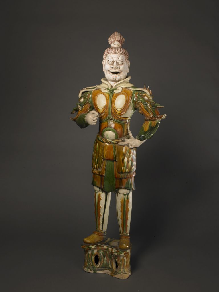 图片[1]-Three-color warrior figurines-China Archive